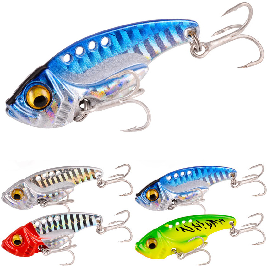 Fishing Lure Blade Bait - 6ชิ้น/ล็อต7/10/15/20G โลหะ Vib ใบมีด Lure Sinking