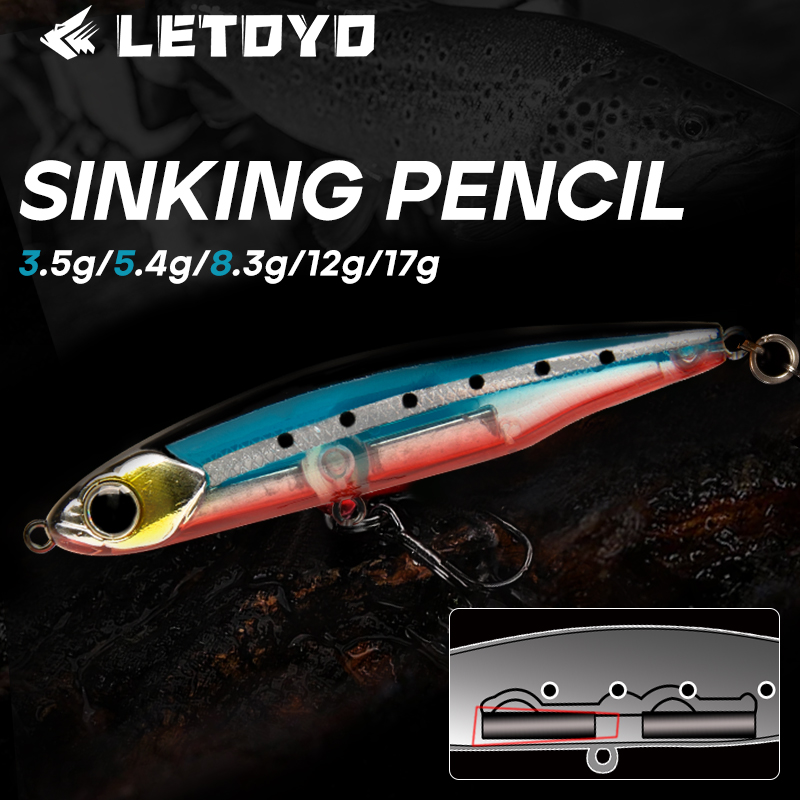 Fishing Lure Spinnerbait - เหยื่อปลอม LETOYO แบบจมน้ำ 17 กรัม 12