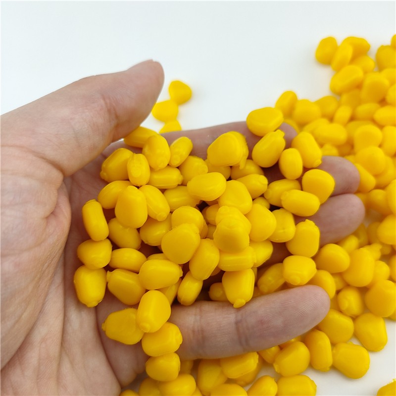 Fishing Lure Soft Plastic - 50ชิ้น/ล็อตประดิษฐ์ข้าวโพดตกปลาลอย Boilies รส Soft Lure คุณภาพสูงปลาคาร์พเหยื่อซิลิโคนพลาสติกอ่อนเหยื่อ