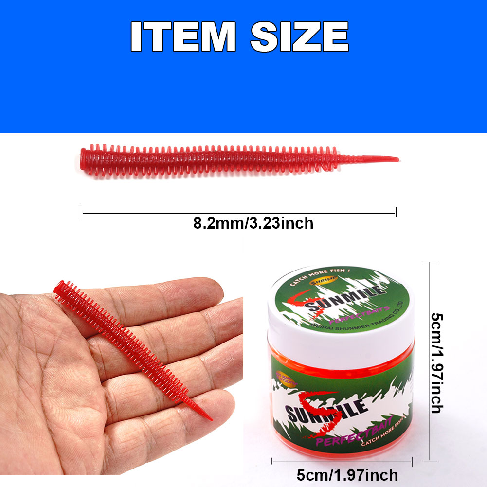 SUNMILE เหยื่อหนอนทราย 10 ชิ้น - Fishing Lure Soft Plastic บทวิจารณ์และราคา