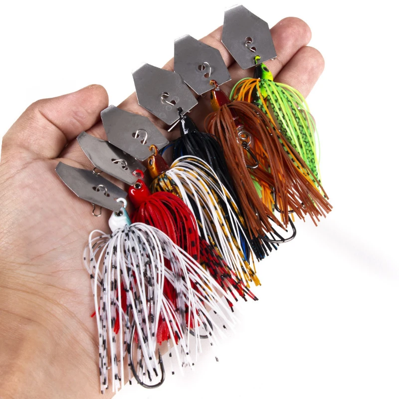 6 ชิ้น/เซ็ต Chatterbait เหยื่อ - Fishing Lure Spinnerbait บทวิจารณ์และราคา