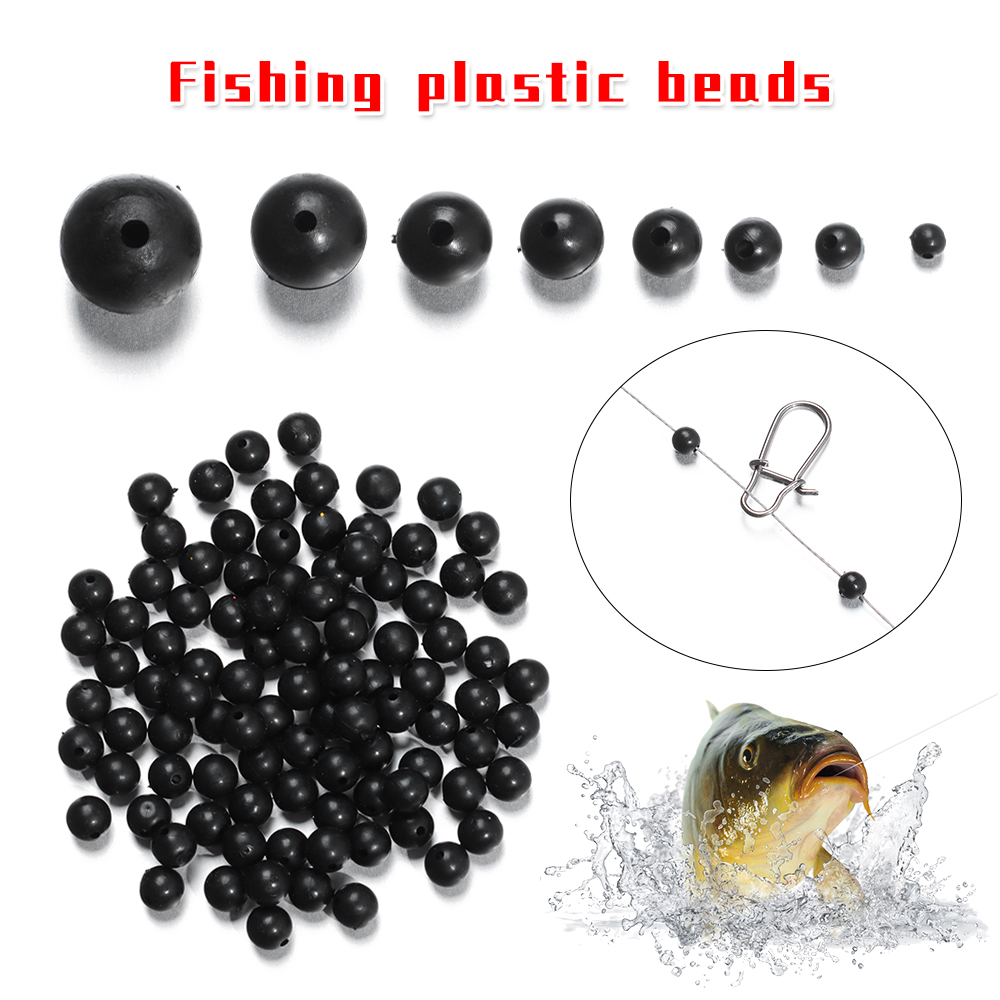 100 ชิ้น/ล็อตลูกปัดตกปลา Space - Fishing Lure Accessories บทวิจารณ์และราคา