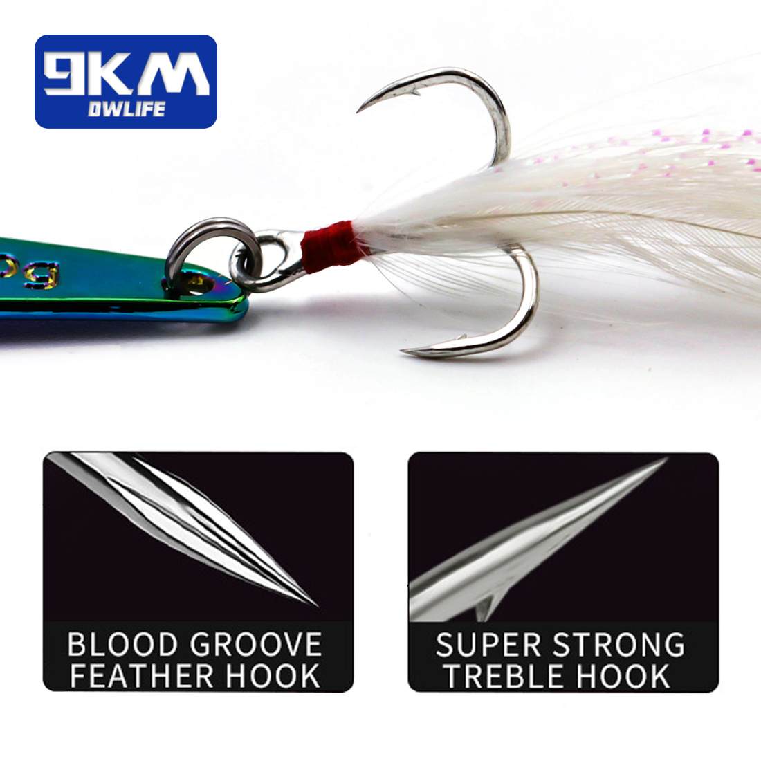 เหยื่อตกปลาโลหะ 9KM 1 ชิ้น แบบ - Fishing Lure Blade Bait บทวิจารณ์และราคา